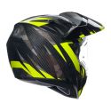 Casco Agv Ax9 E2206 Steppa Carbon/grey/yellow F
