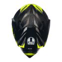 Casco Agv Ax9 E2206 Steppa Carbon/grey/yellow F