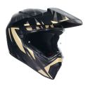 Casco Agv Ax9 E2206 Steppa Matt Carbon/grey/san