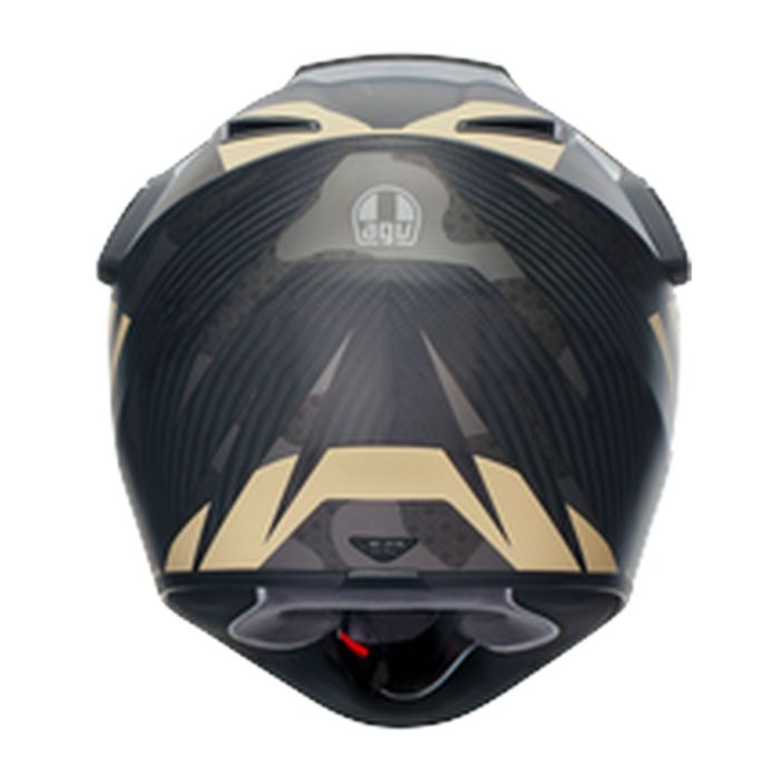 Casco Agv Ax9 E2206 Steppa Matt Carbon/grey/san