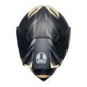 Casco Agv Ax9 E2206 Steppa Matt Carbon/grey/san