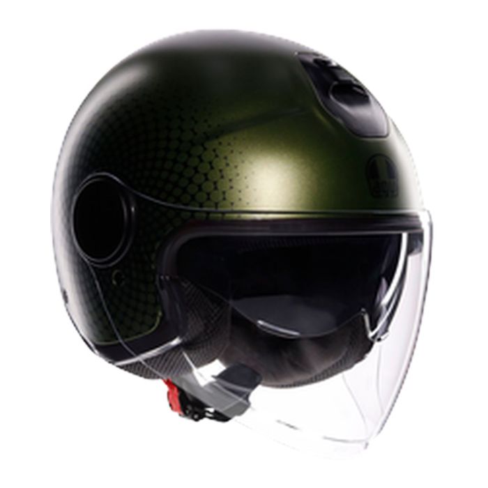 Casco Agv Eteres E2206 Andora Matt Green/black