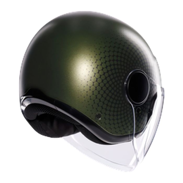Casco Agv Eteres E2206 Andora Matt Green/black