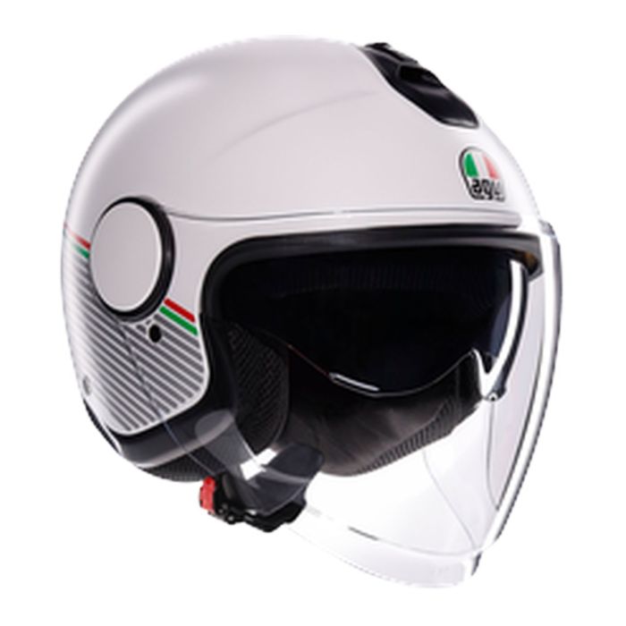 Casco Agv Eteres E2206 Capoliveri Matt White/italy