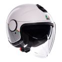 Casco Agv Eteres E2206 Capoliveri Matt White/italy