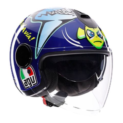 Casco Agv Eteres E2206 Rossi Misano 2015