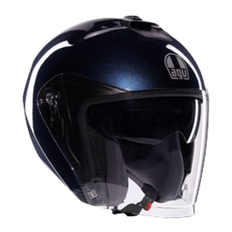 Casco Agv Irides E2206 Mono Profondo Blue
