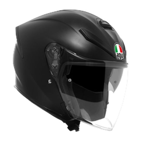 Casco Agv K5 Jet Evo E2206 Mono Matt Black