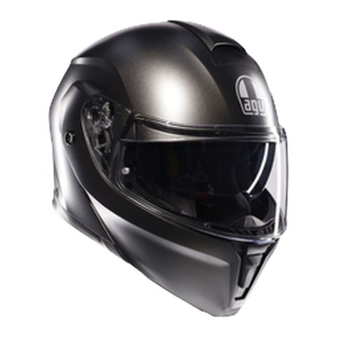 Casco Agv Streetmodular E06 Mono Matt Asfalto Gr