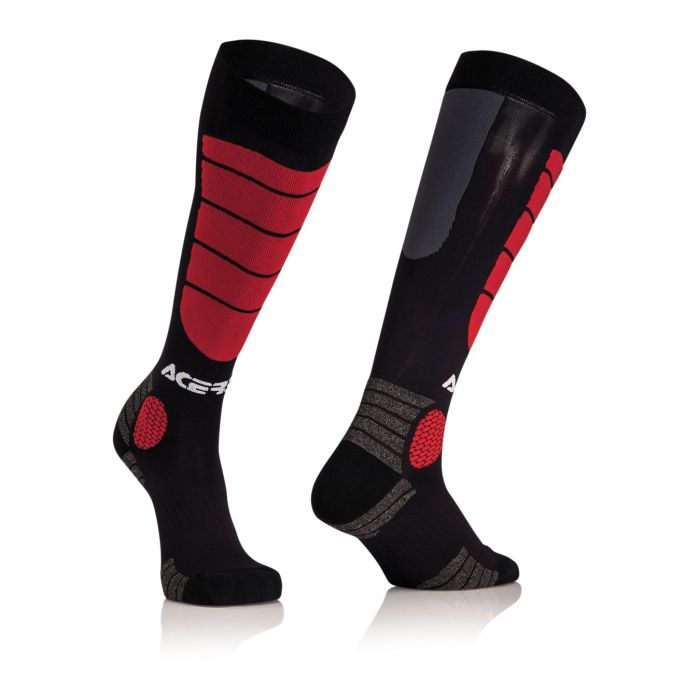 Calza Mx Impact Kid Acerbis Nero/rosso
