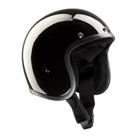 Casco Bandit Jet Non Omologato Nero Lucido