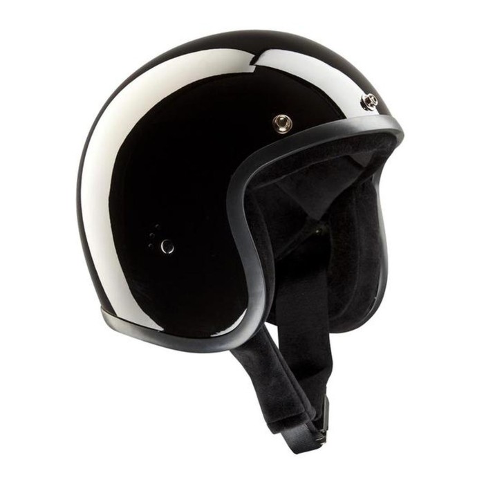Casco Bandit Jet Non Omologato Nero Lucido