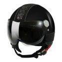 Casco New Max Posh Con Swarovski Nero Opaco Nero