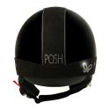 Casco New Max Posh Con Swarovski Nero Opaco Nero