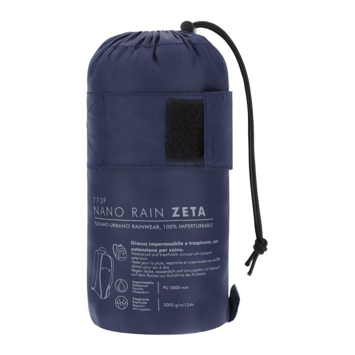 Giacca Antipioggia Tucano Urbano Nano Rain Zeta Blu Scuro