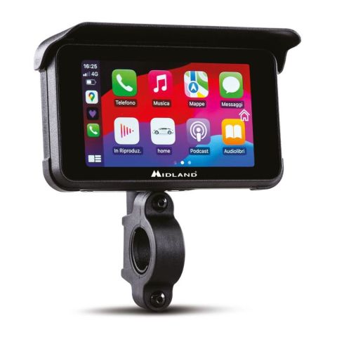 Midland Bike Guardian Car Play- Display Con Dashcam - Sens