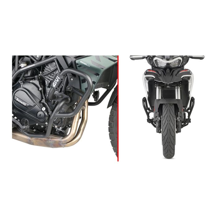 Givi Tn8717 - Paramotore Specifico Nero Benelli Trk 70