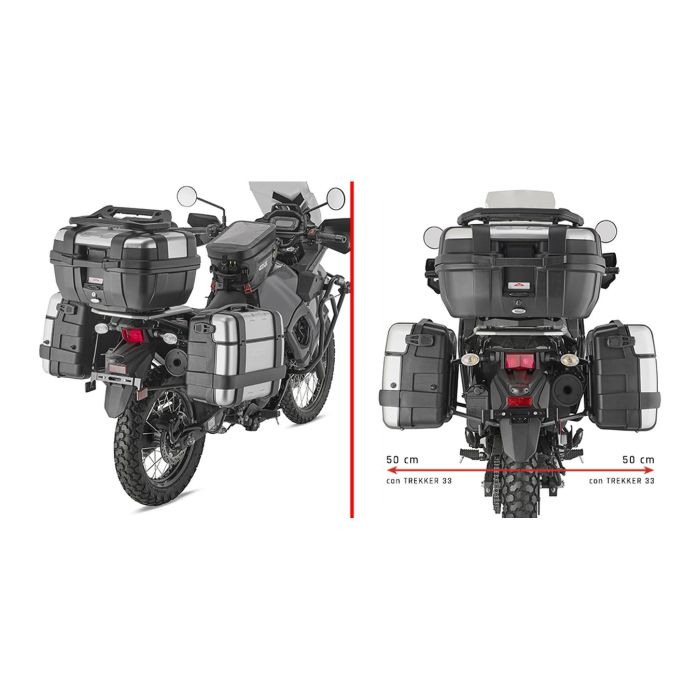 Givi Pl4133 - Portav. Later. Kawasaki Klr 650 S (2023)