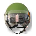 Casco Jfm Demi Jet Monocolore Verde Opaco