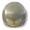 Casco Jfm Demi Jet Monocolore Grigio Lucido