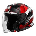 Casco Shoei J-cruise 3 Whizzy Tc1 - Black Red