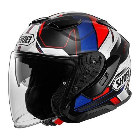 Casco Shoei J-cruise 3 Whizzy Tc10 - Blu Red Black