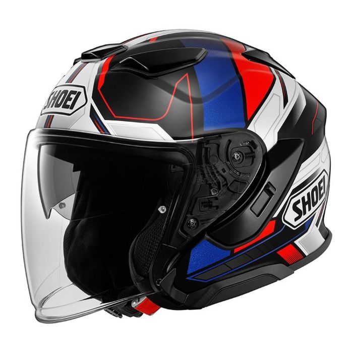 Casco Shoei J-cruise 3 Whizzy Tc10 - Blu Red Black