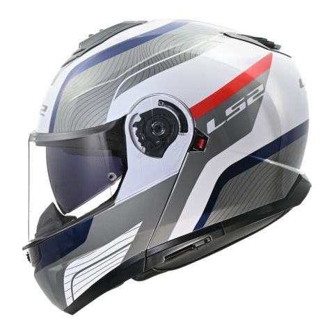 Casco Modulare Ls2 Ff908 Strobe Ii Monza White Blue Red