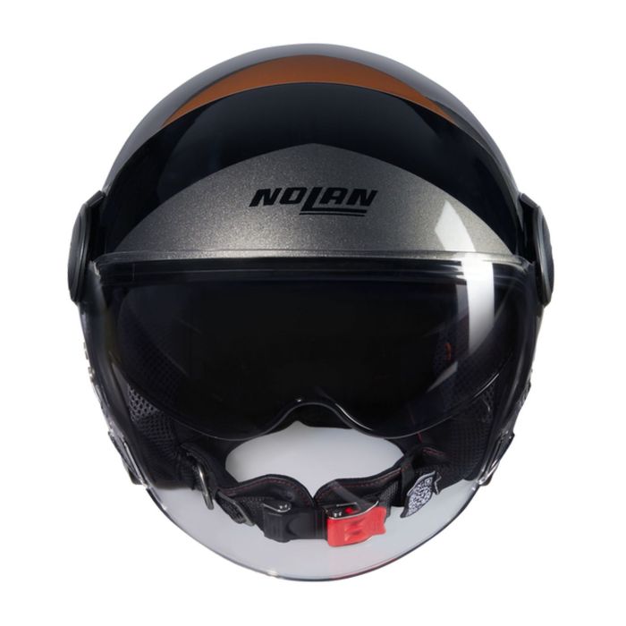 Casco Nolan N21 Visor 06 Tangente Nero Grigio Terra