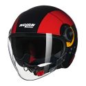 Casco Nolan N21 Visor 06 Bicromo Nero Rosso Arancione