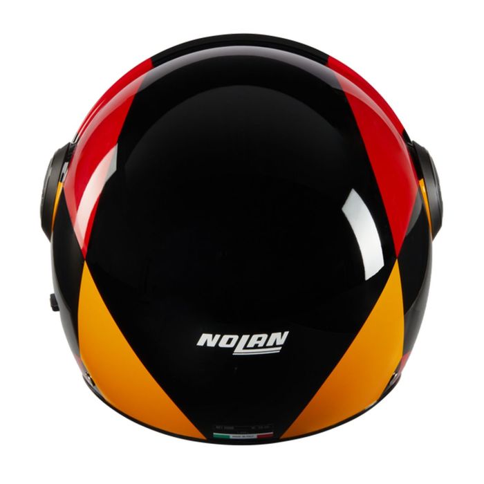 Casco Nolan N21 Visor 06 Bicromo Nero Rosso Arancione