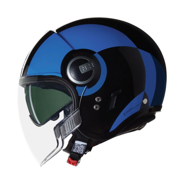 Casco Nolan N21 Visor 06 Bicromo Nero Blu Azzurro