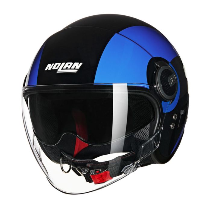 Casco Nolan N21 Visor 06 Bicromo Nero Blu Azzurro