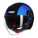 Casco Nolan N21 Visor 06 Bicromo Nero Blu Azzurro
