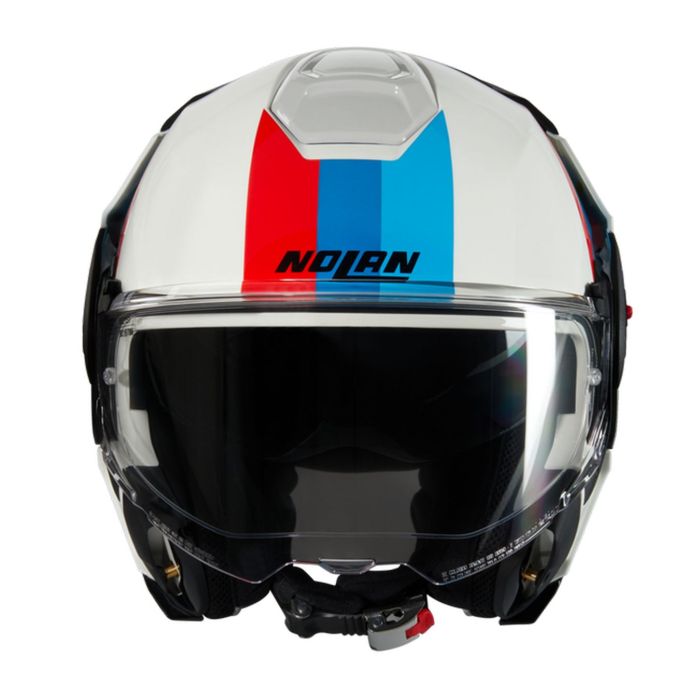 Casco Nolan N120-1 Lineo Bianco Blu Rosso