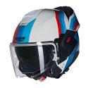 Casco Nolan N120-1 Lineo Bianco Blu Rosso