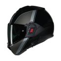 Casco Nolan N120-1 Verniciatura Speciale Nero Grigio Argento