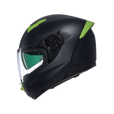 Casco Nolan N60-6 Classico Nobile Nero Verde Impulso O