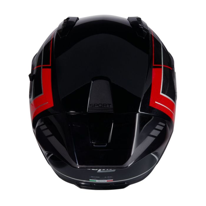Casco Nolan N60-6 Sport Mesmerico Nero Rosso Metal