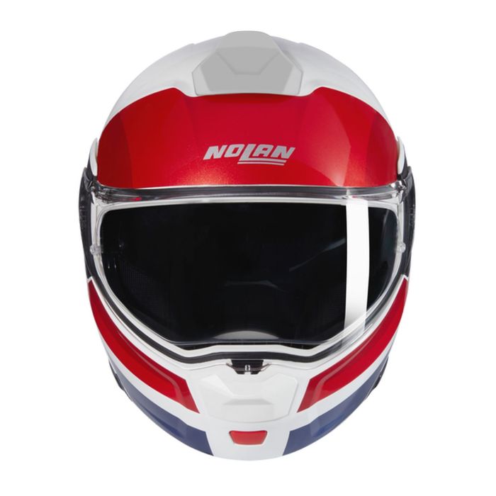 Casco Nolan N90-3 06 Roboto Bianco Rosso Blu