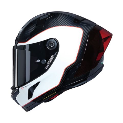 Casco Nolan X-804 Rs U.c. Asso Di Picche Carbonio Bianco Ross