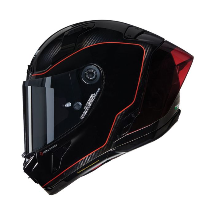 Casco Nolan X-804 Rs U.c. Asso Di Picche Carbonio Nero Rosso