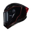 Casco Nolan X-804 Rs U.c. Asso Di Picche Carbonio Nero Rosso
