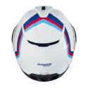 Casco Nolan N100-6 Assoluto Bianco Blu Rosso Azz