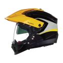 Casco Nolan N70-2 X 06 Convinto Nero Grigio Giallo