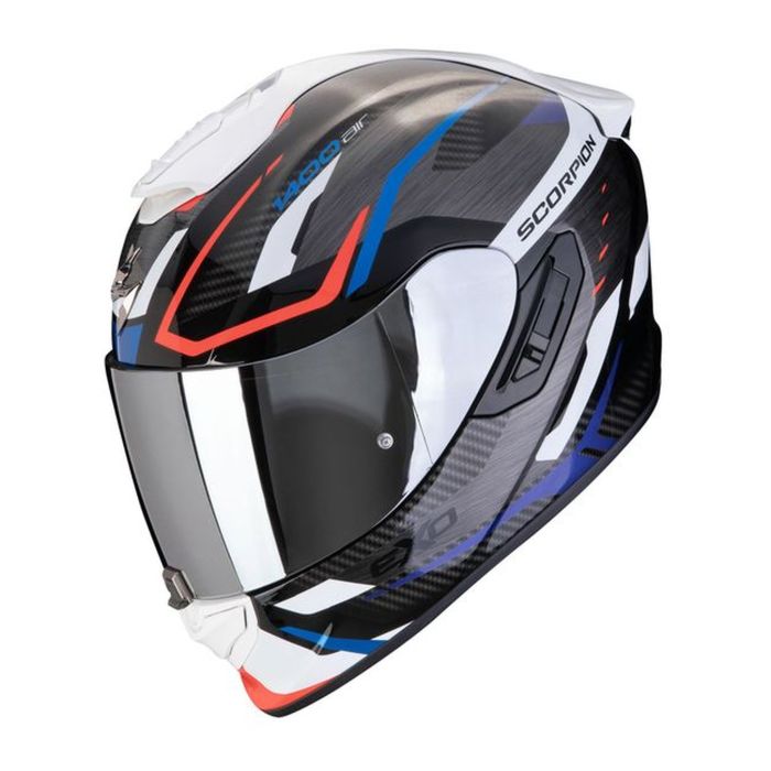 Casco Scorpion Exo-1400 Evo Ii Air Accord Nero-blu-bianco