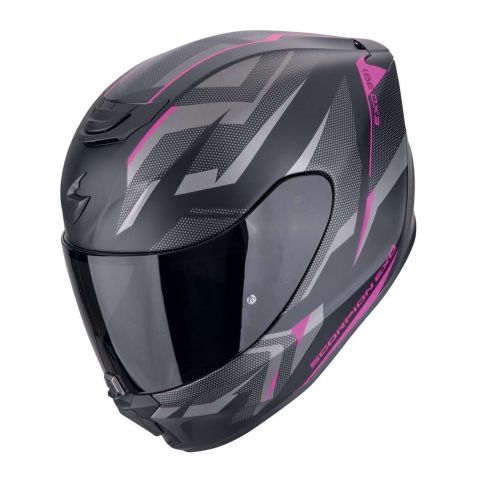 Casco Scorpion Exo-391 Aaxo Nero Opaco-rosa