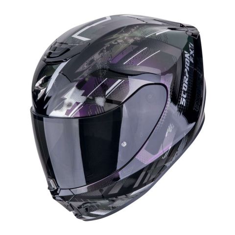 Casco Scorpion Exo-391 Clutter Nero-camaleon