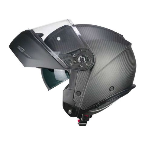 Casco Modulare Cgm 560c Mad Pro Carbon Nero Opaco