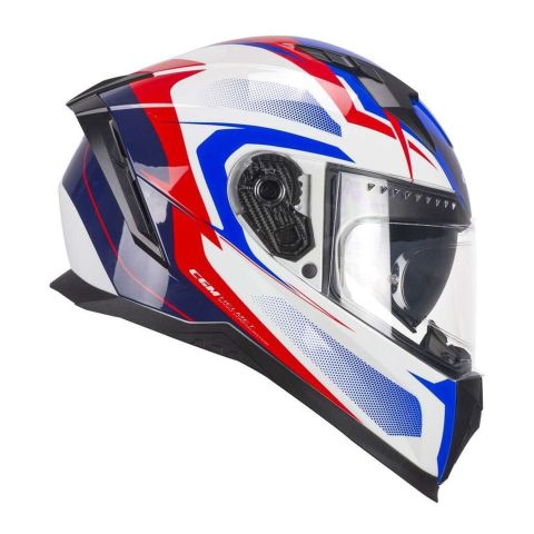 Casco Integrale Cgm 311g Blast Sport Bianco Blu